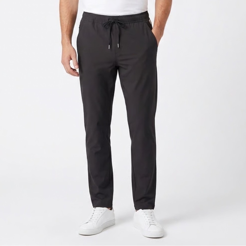 TenTree Mens Simcoe InMotion Pant Meteorite Black Recycled Stretch TCM5188 M NEW